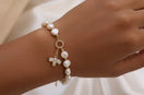 Gold plated pearl bracelet from 1783 Jewelry — affordable jewelry gifts for her under $50