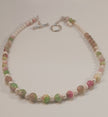 Handcrafted, Agate & Pearl Necklace, Bracelet, & Earrings