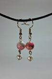 Handcrafted, Agate & Pearl Necklace, Bracelet, & Earrings