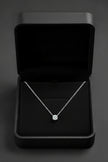 NEW ITEM!    White Sapphire Sterling Silver 18