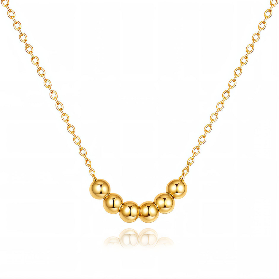 18K gold plated matching necklace bracelet and earring set