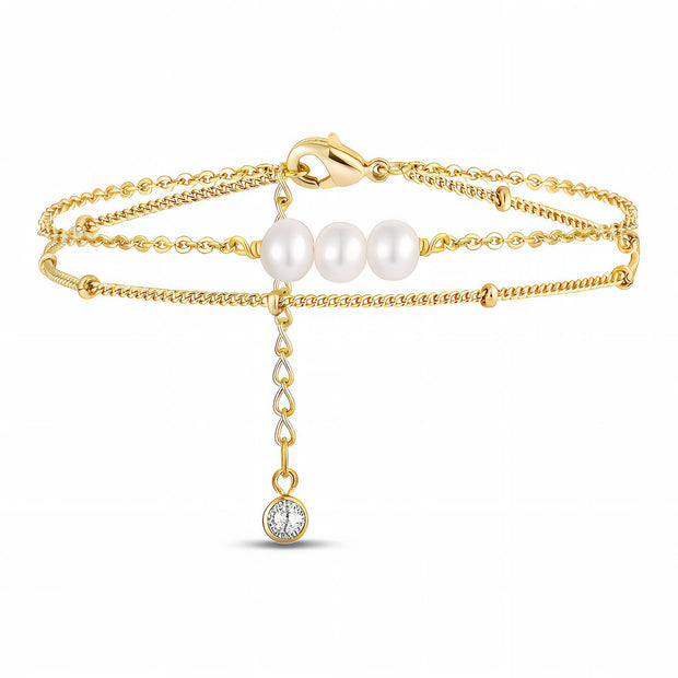 Delicate 18K gold plated bracelet