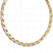 Braided Gold and Silver Necklace