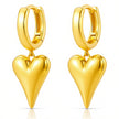 Heart Necklace with Matching Earrings