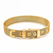 8K gold plated belt buckle style bracelet