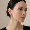 Dainty 18K gold plated earrings