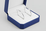 Stainless steel hoop earrings