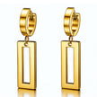 18K gold plated stainless steel earrings