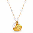 Starfish and Seashell Necklace with Matching Earrings
