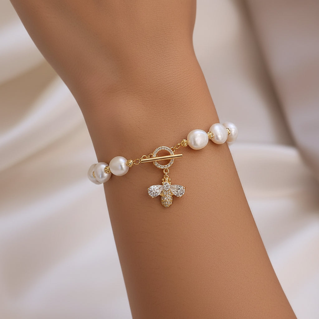 Freshwater pearl bracelet