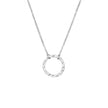 Dainty  Silver Ring Necklace
