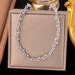 Stainless steel choker necklace