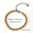 18K Gold Plated 3 piece Beaded Bracelet