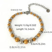 18K Gold Plated 3 piece Beaded Bracelet