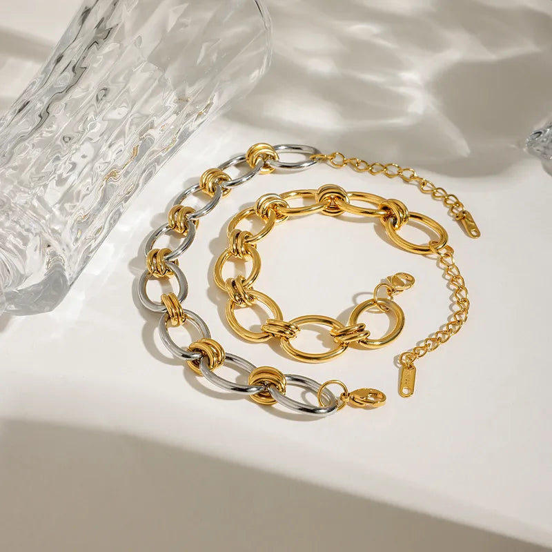 18K Gold Plated Stainless Steel Bracelets