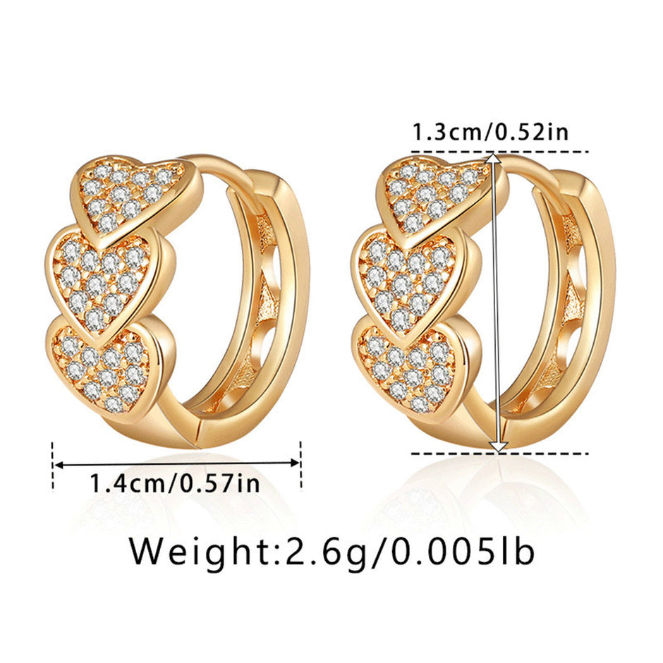 18K Gold Plated Huggy Hoop Earrings