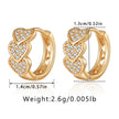 18K Gold Plated Huggy Hoop Earrings
