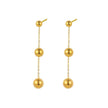18k Gold Plated Matching Necklace, Bracelet, and Earring Set